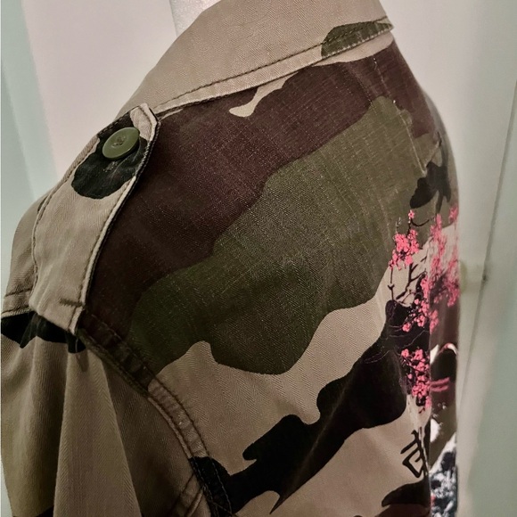 Bershka Casual Camouflage Jacket M - Picture 3 of 7